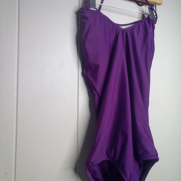 Venus One-Piece Swimsuit 4 Strapy Purple - Picture 7 of 12